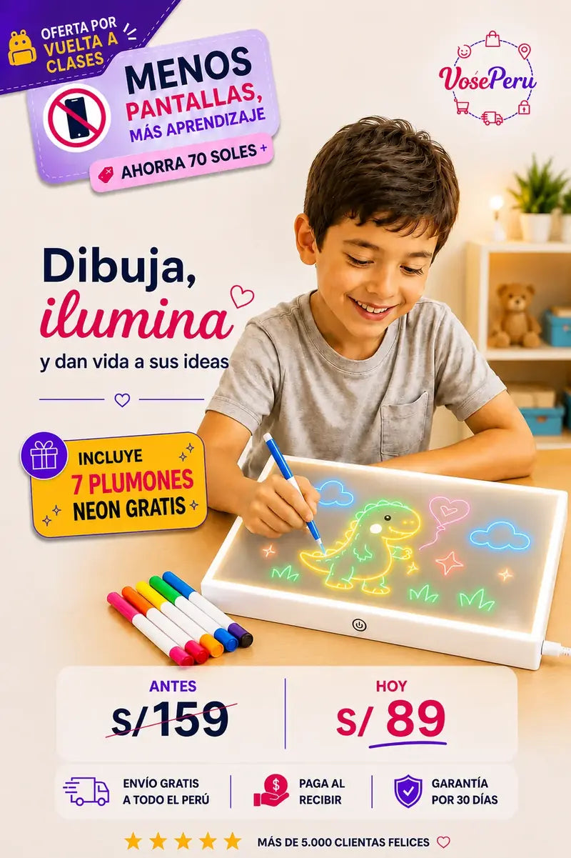 PIZARRA MAGICA LED